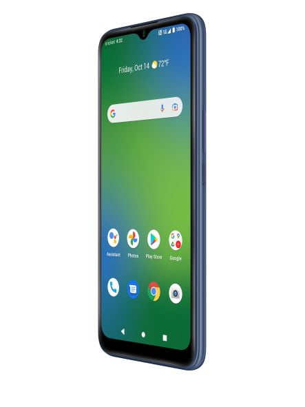 Cricket Wireless Innovate E 5G, 64GB, 4GB RAM, Lightning Blue - Prepaid Smartphone