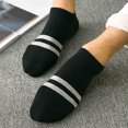 thumbnail image 4 of Men Cotton Ankle Socks, Breathable Thin Casual Socks, Men Running Hiking Socks, 4 of 5