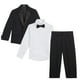 thumbnail image 3 of Conjunto de Traje Náutica para Niños con Chaqueta de Esmoquin Negra, Pantalón y Camisa Talla 7 (Argentina), 3 of 3