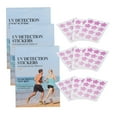 thumbnail image 2 of UV Sticker Sunproof UV Detection Sunny Patch for Kids PVC and Color Changing Paper 108PCS, 2 of 7