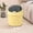 111#Yellow, variant on Desktop Trash Can with Flip Lid, Cute Compact Waste Bin Odor Control and Easy Clean, Small Space Saving Garbage Can for Student Dorm Desk Living Room Kitchen Bathroom Use