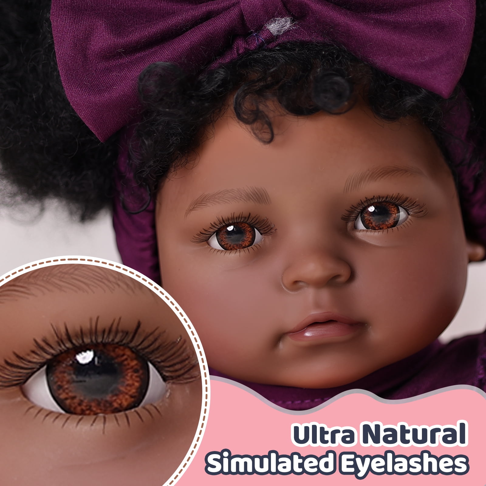 RSG Reborn Baby Doll - 20 inch Cute Soft Cloth Body Baby Doll Real life baby doll with all the accessories, perfect for cuddling, playing and gifting