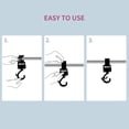 thumbnail image 4 of Sunveno Stroller Hook 360° Multi Purpose Hooks Hanger Diaper Bag Hanger-2 Pack, 4 of 6