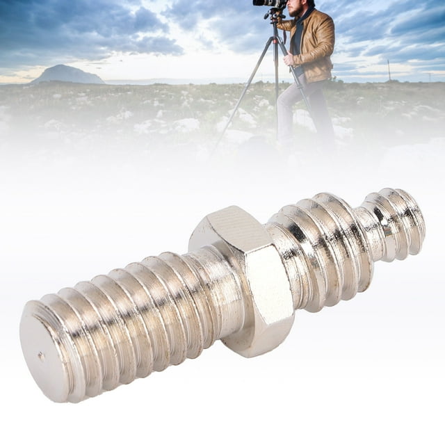 1/4 to 3/8 Inch Screw Adapter, Iron 1/4 Inch to 3/8 Inch Camera Conversion Screw for Tripod Ball Head Monopod Quick Release Plate