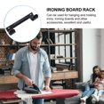 thumbnail image 5 of BESTOYARD 1Pc Ironing Board Holder Black Storage Hook for Home Laundry Room, 5 of 6