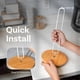thumbnail image 3 of White / Natural Paper Towel Holder, 3 of 5
