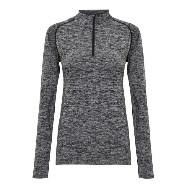 TriDri Womens Seamless 3D Fit Multi Sport Performance Zip Top