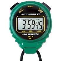 Accusplit A601XG Pro Survivor Stopwatch with Green Case