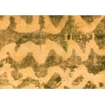 thumbnail image 1 of Ahgly Company Indoor Rectangle Abstract Orange Modern Area Rugs, 7' x 9', 1 of 4