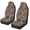 Hunting Camo Leaf Pattern, variant on POLERO Polyester Front Car Seat Covers for Auto, Washable Waterproof Driver Seats Protector Cushion, 2 Pack, Autumn Capybara Print