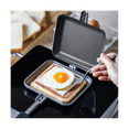thumbnail image 4 of Sandwich Maker, Non-Stick Hot Sandwich Maker Grill Pans with Handle Aluminum Flip Pan for Home Kitchen, 4 of 5