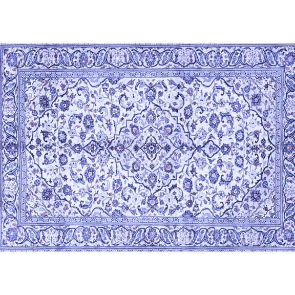 Ahgly Company Indoor Rectangle Persian Blue Traditional Area Rugs, 2' x 5'