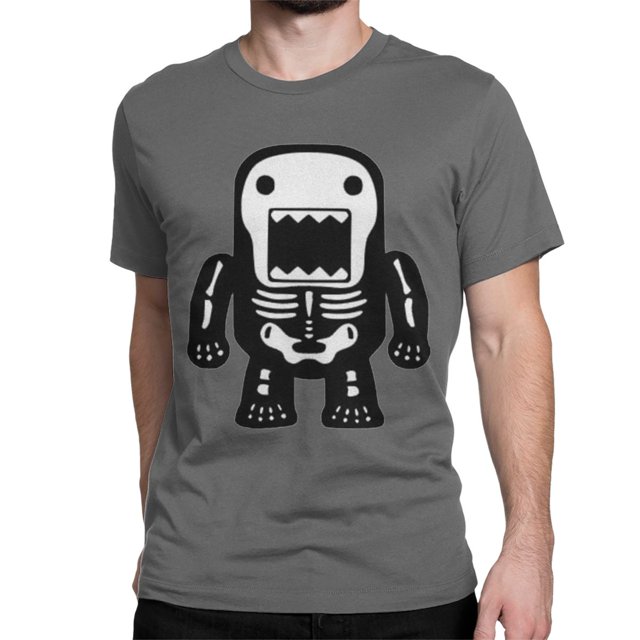 Camiseta Domo Kun de Halloween para hombre y mujer, de algodón puro, divertida, con cuello redondo, manga corta, ideal como regalo