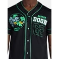 thumbnail image 4 of Marvel Comics Men's and Big Men's Doctor Doom Baseball Jersey, Sizes XS-3XL, 4 of 5