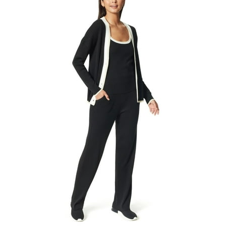 Anne Klein ANNE BLACK Women's Braxten Cardigan Sweater, US Small