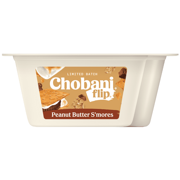Chobani Flip Low-Fat Greek Yogurt Peanut Butter S'mores 4.5 oz Cup