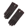thumbnail image 4 of Bmisegm Womens Winter Warm Gloves Winter Touchscreen Windproof Lined Thermal Driving Outdoor Cold Weather Mittens Brown, 4 of 5