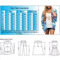 thumbnail image 3 of Trendfront Womens Tie Dye Kimono Cardigan Short Sleeve Open Front Lightweight Loose Fit Casual Summer Beach Vacation Layering Cover Up, 3 of 9