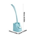 thumbnail image 4 of PRETXORVE Toilet Brush with Bathroom Toilet Brush Set Toilet Cleaning Brush for Thoroughgoing Cleaning, 4 of 7