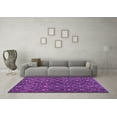 thumbnail image 3 of Ahgly Company Indoor Rectangle Abstract Pink Modern Area Rugs, 2' x 4', 3 of 4