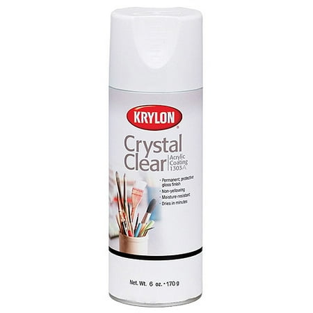 Crystal Clear Acrylic Coating Aerosol Spray-6 Ounces
