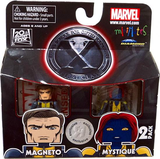 X Men Marvel Young Magneto und Mystique Minimates Action-Figur Diamond Select 