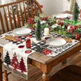 thumbnail image 7 of Christmas Tree Placemats Set of 4,Merry Christmas 12x18 Inch Non-Slip Washable Heat Resistant Linen Fabric Table Mats,Place Mats for Holiday Party, 7 of 7