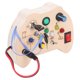 thumbnail image 4 of Tablero de interruptor de luz juguete de madera aprendizaje botones coloridos tablero sensorial juguetes para niños pequeños, 4 of 5