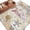 White Khaki Light Pink, variant on 8'x10' Area Rugs, Coastal Jellyfish Indoor Outdoor Area Rug for Living Room Bedroom, Vintage Nautical Summer Beach Starfish Washable Bathroom Rugs Kitchen Floor Carpet Mats Home Decor Aesthetic