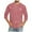 Watermelon Red, variant on Maean Men Big and Tall Shirts Sequin Printed Crewneck 3/4 Sleeve Causal Tshirts Nightclub Party Shirt Top