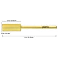 thumbnail image 2 of PANA Flat Top Small Barrel 3/32" Shank Size - (Gold, 2X Fine Grit) - Fast remove Acrylic or Hard Gel Nail Drill Bit for Manicure Pedicure Salon Professional or Beginner, 2 of 3