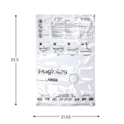 MagicBag Variety Pack Vacuum Storage Bags, 8 Pack Flat Compression Bags for Clothing & Bedding, Space Saving & Airtight