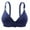 Dark Blue, variant on Bralette Push Up Bras for Women Plus Size Floral Lace Underwire Soft High Support Wireless Everyday Bra Purple,36