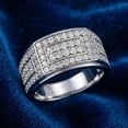 thumbnail image 5 of Pompeii 2Ct Diamond Mens Ring in 10k White or Yellow Gold (H,I1-I2), 5 of 6