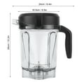 thumbnail image 2 of LLC Mixeur Alimentaire Transparent avec Couvercle à Lame Accessoire de Remplacement, s'Adapte au Récipient 64 oz - 1 Pce, 2 of 7