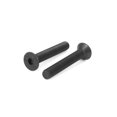 thumbnail image 3 of Uxcell M8 x 50mm Metric Hex Socket Countersunk Flat Head Screw Bolts Black (10-pack), 3 of 4