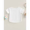 thumbnail image 4 of Bagilaanoe Toddler Boy Girls T-Shirt Casual Loose Short Sleeve Tees 6M 12M 18M 24M 3T Kids Summer Clothes, 4 of 9