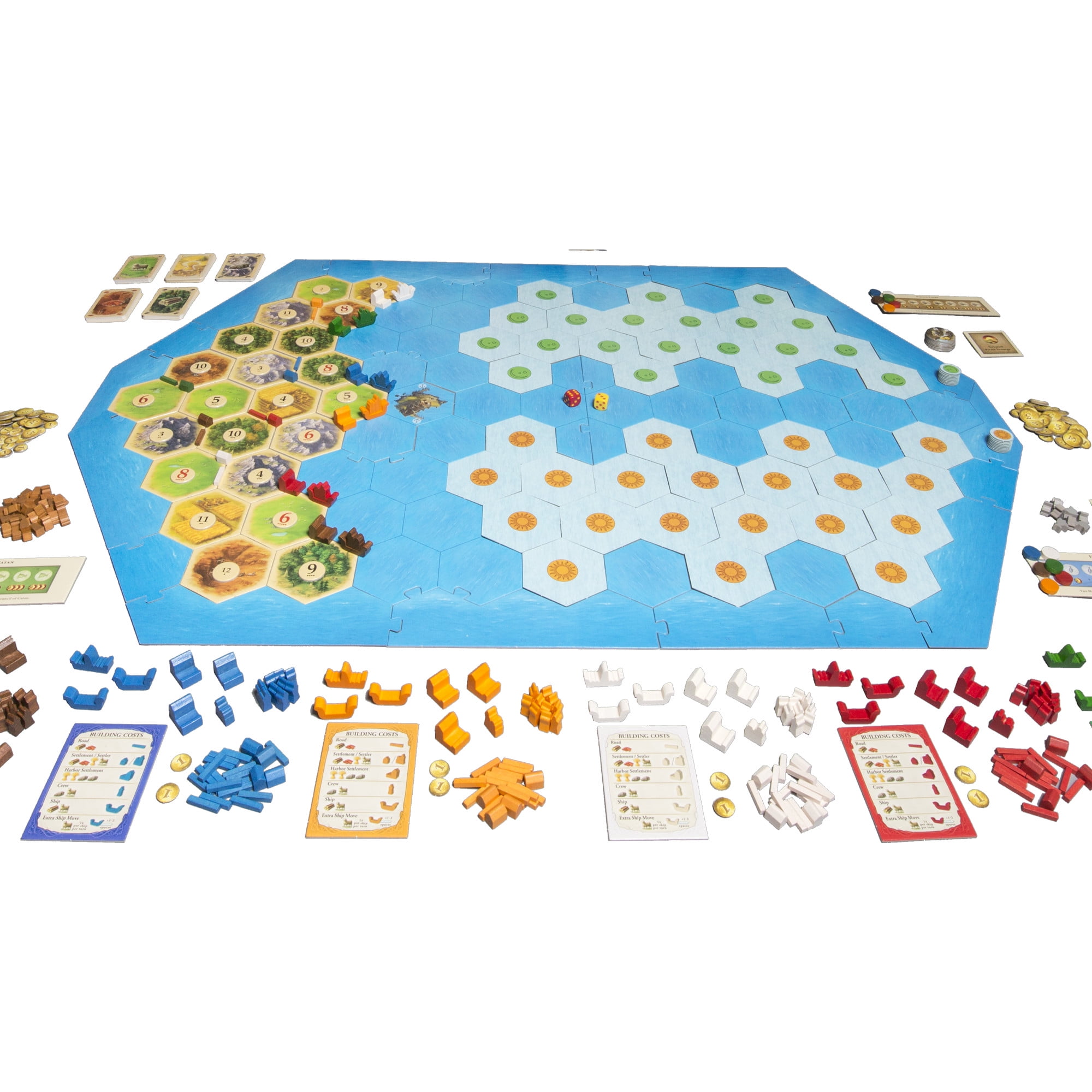CATAN Explorers & Pirates 5-6 Player Expansion (6th Edition) - Strategy Board Game Extension For More Players