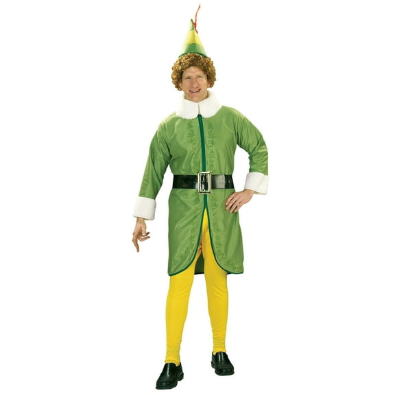 Rubie's Buddy the Elf Men's Halloween Fancy-Dress Costume for Adult, M