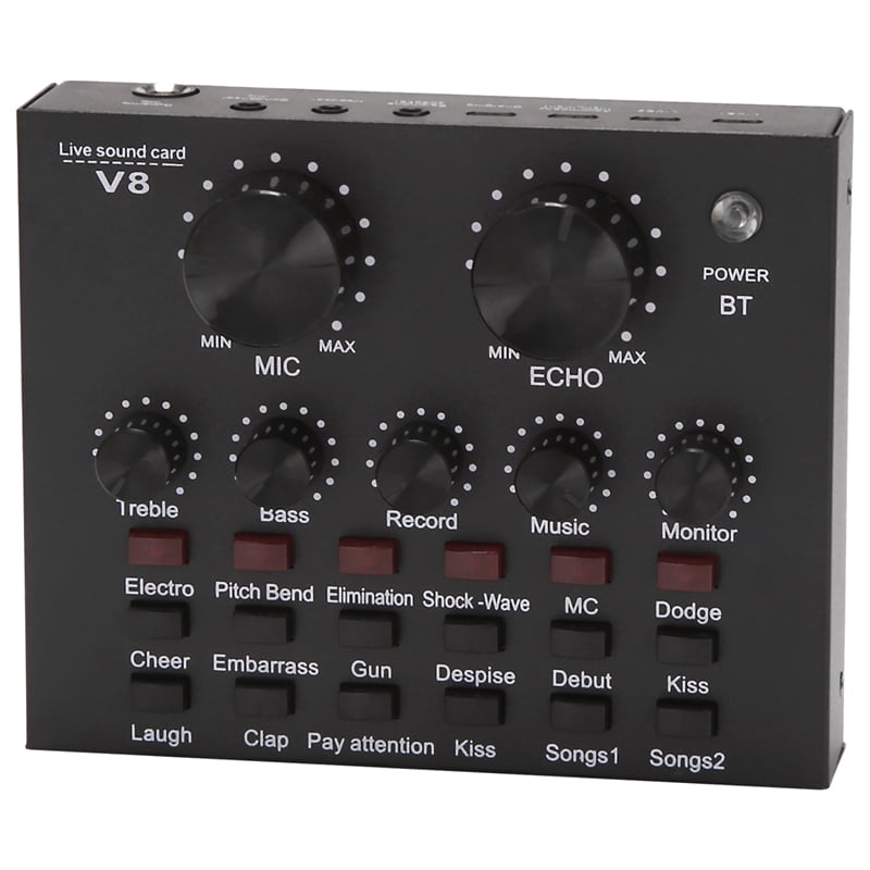 V8 Sound Card Audio Set Interface External Usb Live Microphone Sound v8-sound-card-audio-set-interface-external-usb-live-microphone-sound