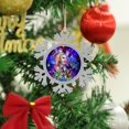 thumbnail image 4 of Beetlejuice Snowflakes Ornaments Christmas Tree Decorations Alloy Hanging Decorations Snowflake Pendant 1 PCS, 4 of 8
