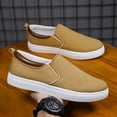 thumbnail image 6 of Men's Canvas Shoes, Low Cut Trendy Flat Bottomed Loafers, Minimalist Casual Sneakers, Suitable for Outdoor Wear. Lightweight and Comfortable Men's Shoes, 6 of 9