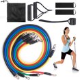 thumbnail image 1 of Bangcool 11PCS Sport Band Set Portable Exercise Band for Home Workouts Gym Training, 1 of 5
