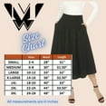thumbnail image 6 of White Mark Women's Plus Size Flared Tweed Skirt, 6 of 6