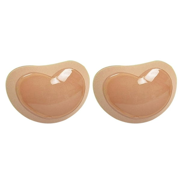 Almohadillas de gel de silicona para realce de pecho, para trajes de baño y bikini Color de piel