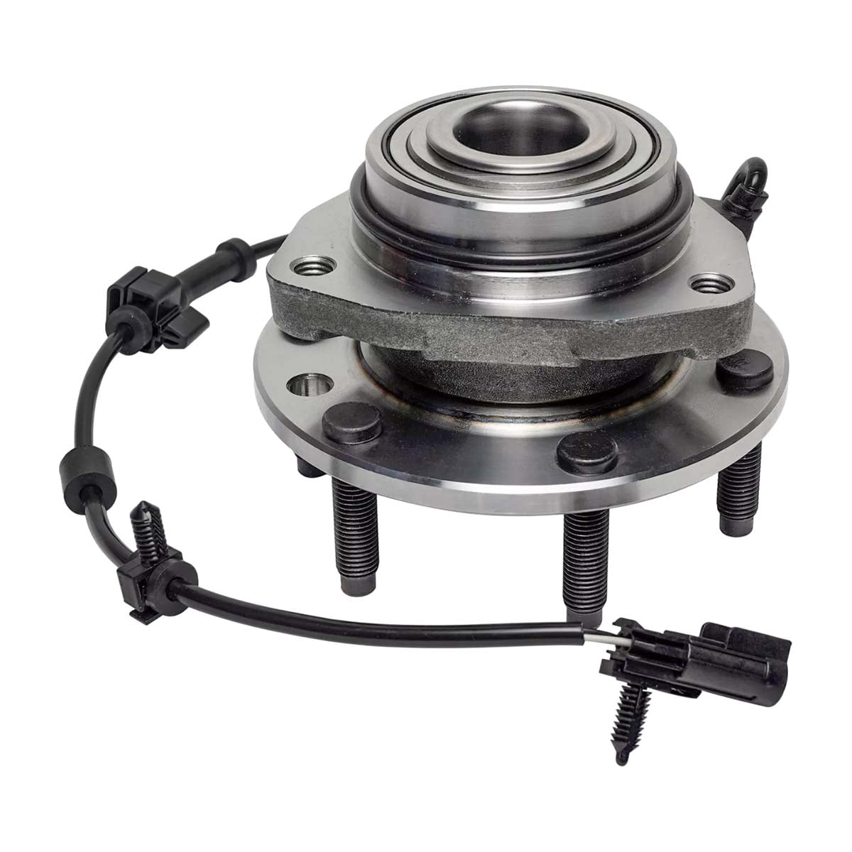 AutoShack Front CV Axle Shaft Wheel Hub Bearing Assembly for Chevrolet & GMC, Trailblazer 2002-2009 Envoy 2002-2009, 4WD L6 4.2L V8 5.3L - Driver and Passenger Side - With ABS, 6-Lug