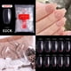 thumbnail image 1 of Uñas postizas, uñas postizas, regalos para mujeres, uñas francesas puntiagudas, uñas sin costuras, uñas transparentes, uñas postizas, uñas postizas, 1 of 3