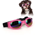 thumbnail image 3 of Pebbuoy Dog Polarized Sunglasses Small Breed UV Protection Windproof Sun Glasses Pet Goggles Adjustable Folding Eye Wear with Elastic Band for Outdoor Camping Travel Photos, 3 of 7