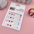 thumbnail image 1 of Pegatinas de maquillaje de ojos Pegatinas de diamantes para ojos Decoración facial Joyas de maquillaje de ojos de perla Pegatinas de diamantes de imitación para escenario infantil, 1 of 6