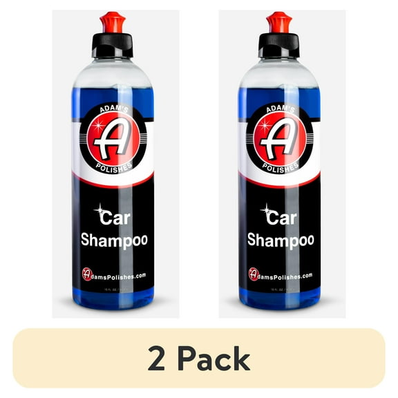(2 pack) Adam's Polishes Car Wash Shampoo, 16 oz